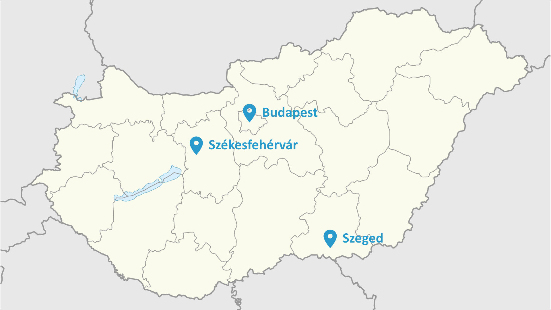 Offices in three locations